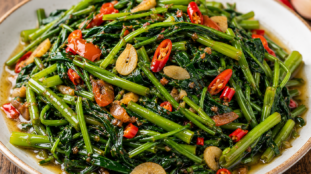 Resep Tumis Kangkung Terasi, Tetap Hijau dan Tidak Pahit