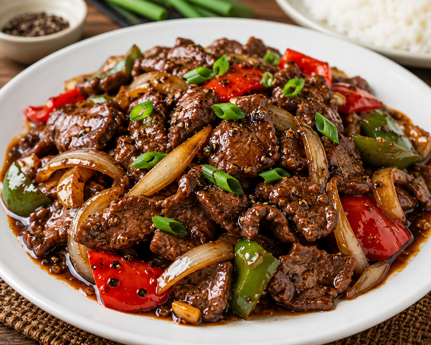 Resep Daging Sapi Lada Hitam, Empuk dengan Saus Gurih yang Enak dan Mudah di Buat
