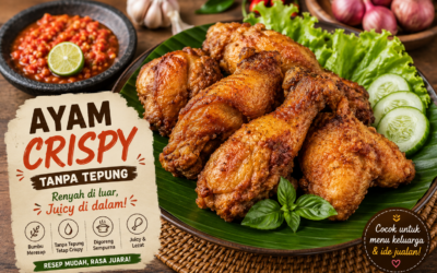 Resep Ayam Crispy Tanpa Tepung, Renyah di Luar dan Juicy di Dalam