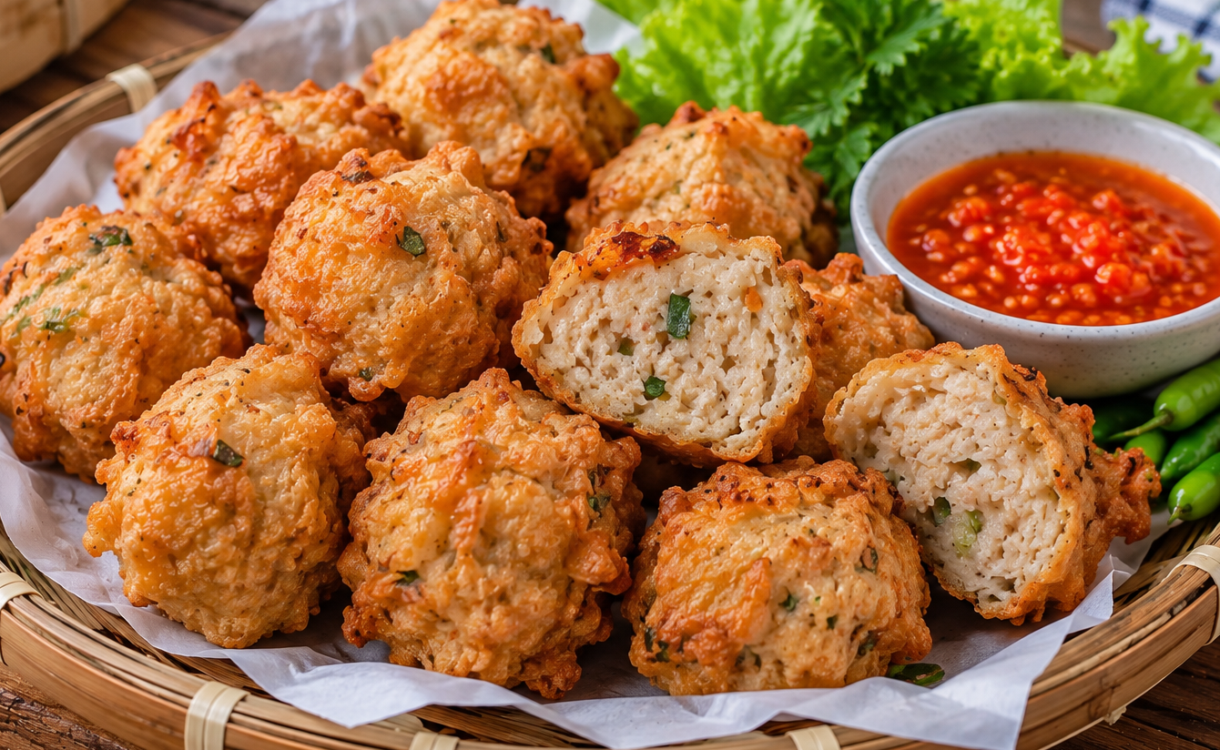 Resep Bakso Goreng Ayam yang Renyah di Luar dan Lembut di Dalam