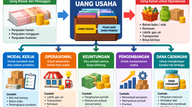 Cara Mengelola Uang Usaha Kecil agar Modal Tidak Cepat Habis