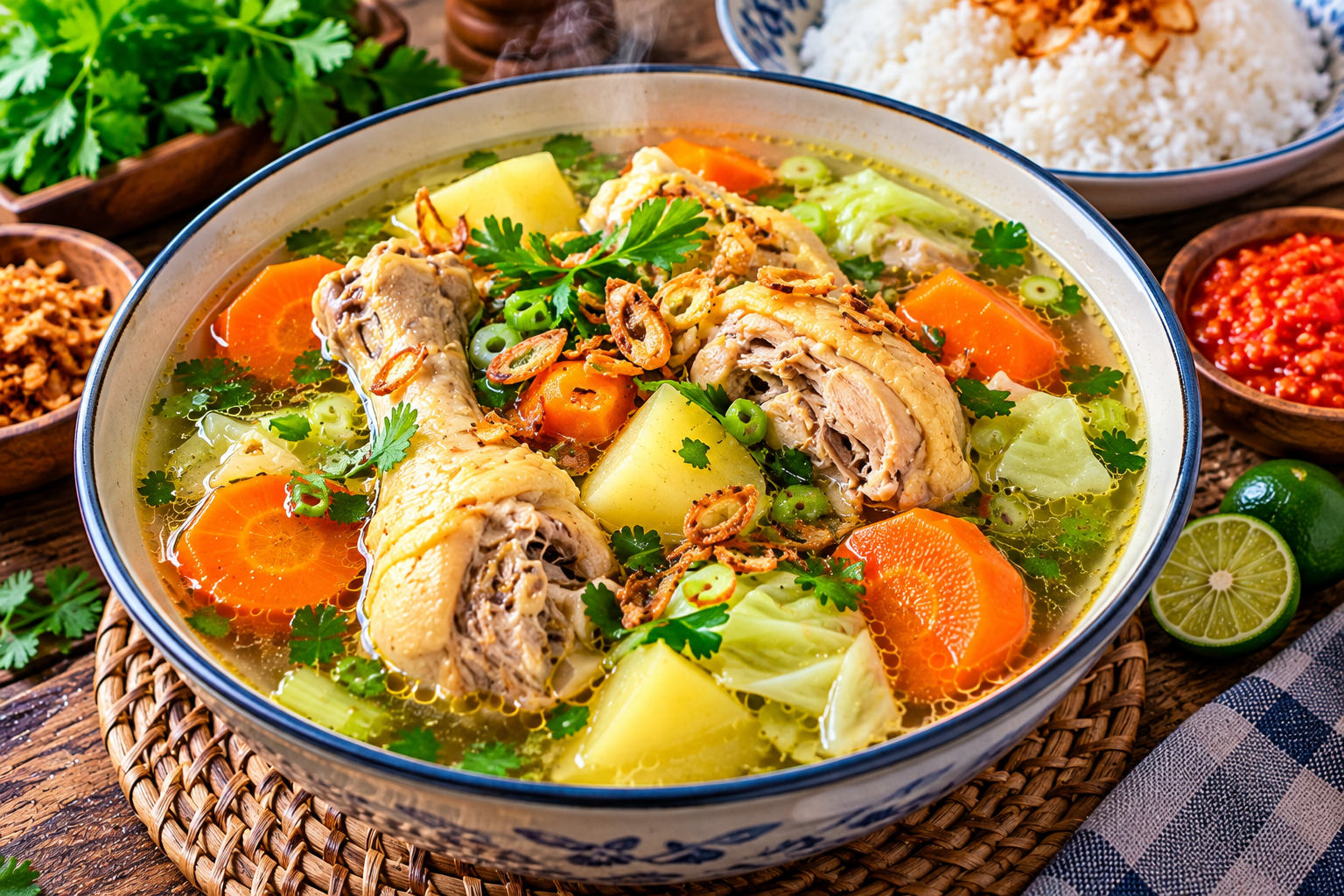 Resep Sop Ayam Bening yang Gurih dan Segar, Cocok untuk Menu Keluarga