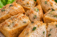 Tahu bakso ayam rumahan yang gurih dan kenyal